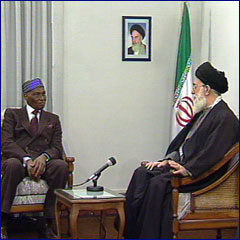 Imam Khamene'i Yayin Da Yake Ganawa da Shugaban Senegal