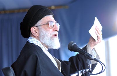Jagora Imam Khamene'i - Yayin Da Yake Gabatar Da Jawabi A Masshad